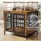 Show in main carousel: Rupzen Furniture-Style TV Stand Dog Crate, Brown, 40-in slide 4 of 8