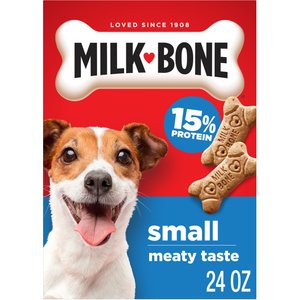 Milk-Bone Original Beef Flavored Crunchy Small Dog Treats, 1.5-lb box