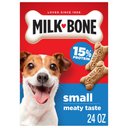 Milk-Bone Original Beef Flavored Crunchy Small Dog Treats, 1.5-lb box