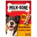 Milk-Bone Original Beef Flavored Crunchy Medium Dog Treats, 1.5-lb box