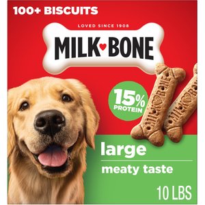 Milk-Bone Original Crunchy Large Dog Treats, 10-lb box