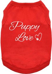 Doggie Design Puppy Love Graphic Dog Shirt, Red, XXX-Large slide 1 of 3