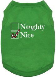 Doggie Design Nice Graphic Dog Shirt, Green, XXX-Large