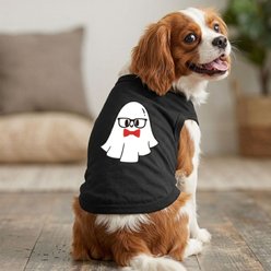 Doggie Design Nerdy Ghost Graphic Dog Shirt, Black, XXX-Large slide 2 of 3
