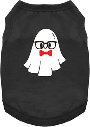 Doggie Design Nerdy Ghost Graphic Dog Shirt, Black, XXX-Large