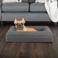 Pet Adobe Orthopedic Bolster Dog Bed, Grey, Small: 26-in slide 2 of 7