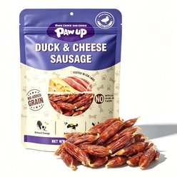 Pawup Duck & Cheese Sausage Grain-Free Soft & Chewy Dog Treats, 10.6-oz bag