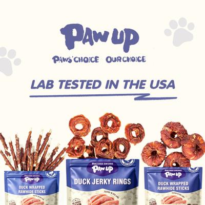Show full view: Pawup Duck Rings Grain-Free Jerky Dog Treats, 10.6-oz bag slide 9 of 10