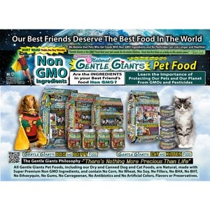 Gentle Giants Natural Non-GMO Dog & Puppy Chicken Dry Dog Food, 3-lb bag