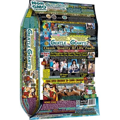 Gentle Giants Gentle Giants Natural Non-GMO Dog & Puppy Chicken Dry Dog Food, 3-lb bag