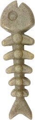 SodaPup Fish Bone Nylon Tough Dog Chew Toy, Large, Brown