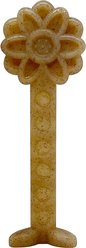 SodaPup Flower Tower Nylon Tough Chew & Enrichment Dog Toy, Natural Brown, Medium