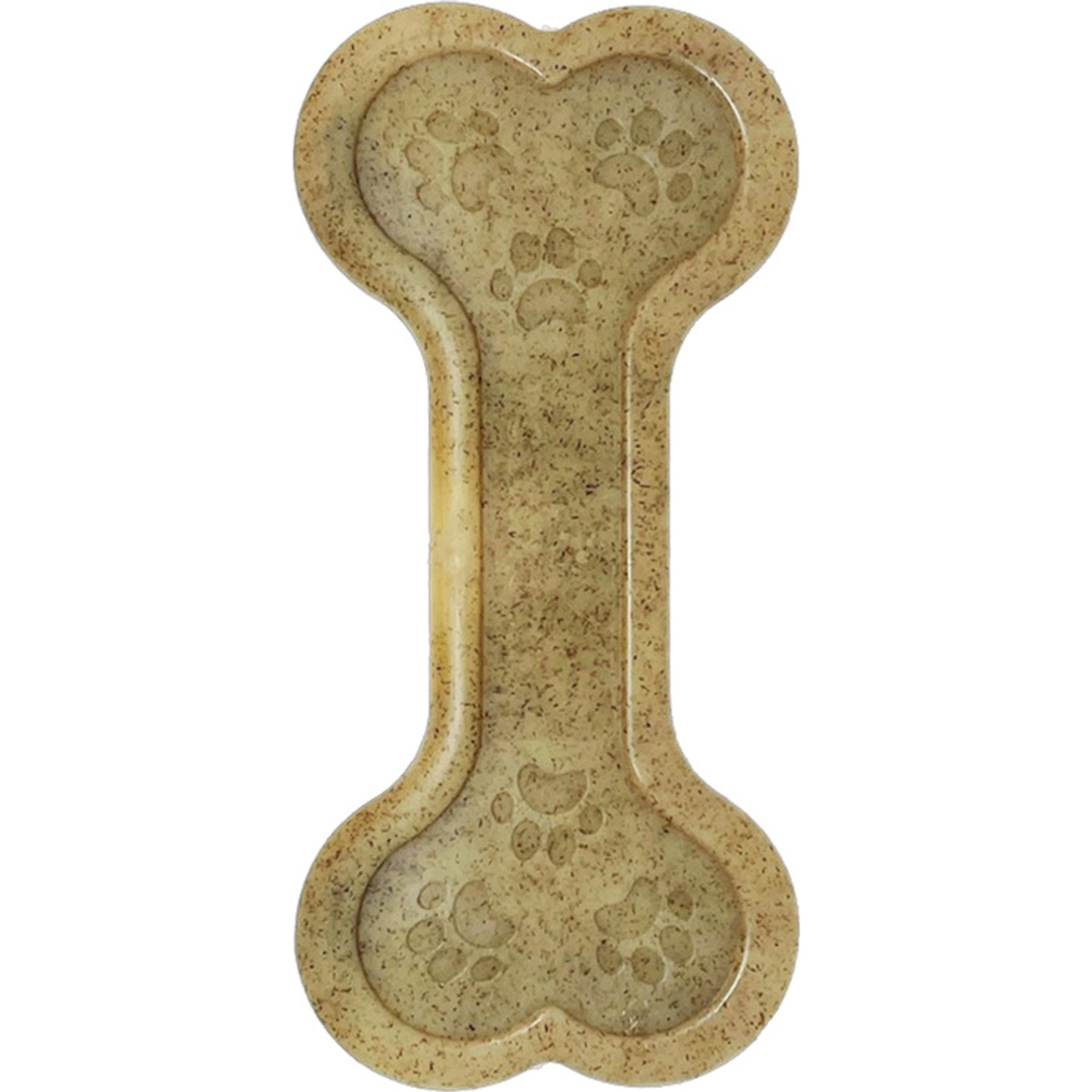 SodaPup Bone eChew Ultra Durable Nylon Tough Dog Chew Toy, Natural Brown, Large