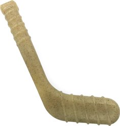 SodaPup Ultra-Durable Hockey Stick Nylon Tough Dog Chew Toy, Natural Brown, Medium