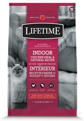 Lifetime Indoor Chicken & Oatmeal ALS Dry Cat Food, 14.3-lb bag