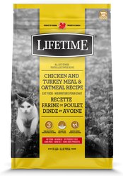 Lifetime Chicken, Turkey & Oatmeal ALS Dry Cat Food, 5-lb bag