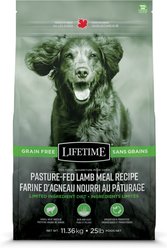 Lifetime Grain-Free Pasture Fed Lamb ALS Dry Dog Food, 25-lb bag