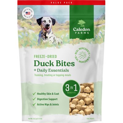 Caledon Farms Caledon Farms Duck Bites Plus Freeze-Dried Dog Treats, 8.47-oz bag