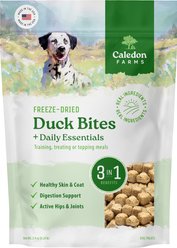 Caledon Farms Duck Bites Plus Freeze-Dried Dog Treats, 3.9-oz bag