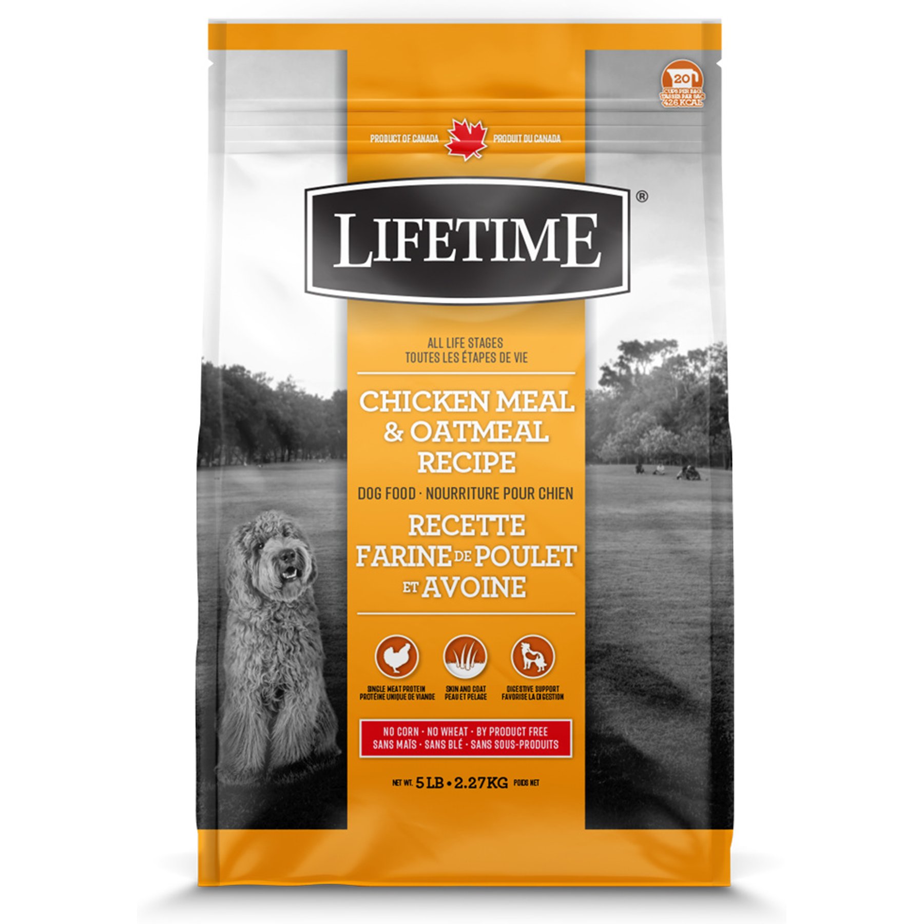 Lifetime Healthy Grain Chicken & Oatmeal ALS Dry Dog Food, 5-lb bag