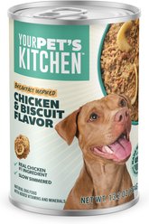 Your Pet's Kitchen Chicken & Biscuit Recipe Wet Dog Food, 13.2-oz can, case of 12