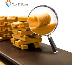 Yak and Paws Himalayan Long Lasting Jumbo Cheese Natural Dog Chew, 7.5-oz bag slide 2 of 8