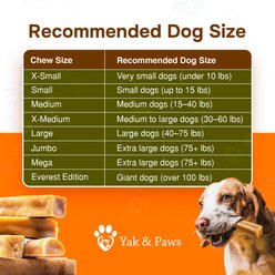 Yak and Paws Himalayan Long Lasting Small Cheese Natural Dog Chew, 3 count, 6.8-oz bag slide 2 of 8
