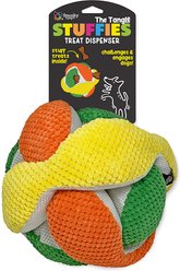 Spunky Pup The Tangle Stuffies Treat Dispensing Squeaky Plush Dog Toy, Multicolor, X-Large