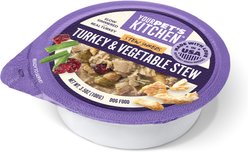 Your Pet's Kitchen Turkey & Vegetable Stew Shreds Wet Dog Food, 3.5-oz cup, case of 12