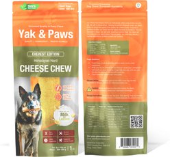 Yak and Paws Himalayan Long Lasting Everest Cheese Natural Dog Chew, 9.5-oz bag