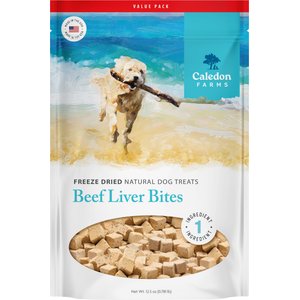 Caledon Farms Beef Liver Bites Freeze-Dried Dog Treats, 12.5-oz bag