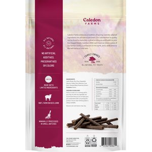 Caledon Farms Chewy Lamb Sticks Dog Treats, 7-oz bag