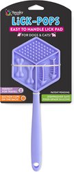 Spunky Pup Hexagon Lick-Pops Training Dog Toy, Purple
