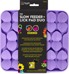 Spunky Pup Petal Slow Feeder & Lick Pad Duo Training Dog Toy, Assorted slide 2 of 2