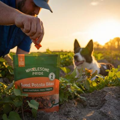 Show full view: Wholesome Pride Pet Treats Sweet Potato Bites 100% All-Natural Single Ingredient Dog Treats, 16-oz bag slide 8 of 10