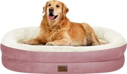 Wozoke Washable Orthopedic Dog Bed, Pink, X-Large: 44 x 32 x 7.5-in