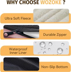 Wozoke Washable Orthopedic Dog Bed, Pink, X-Large: 44 x 32 x 7.5-in slide 2 of 7