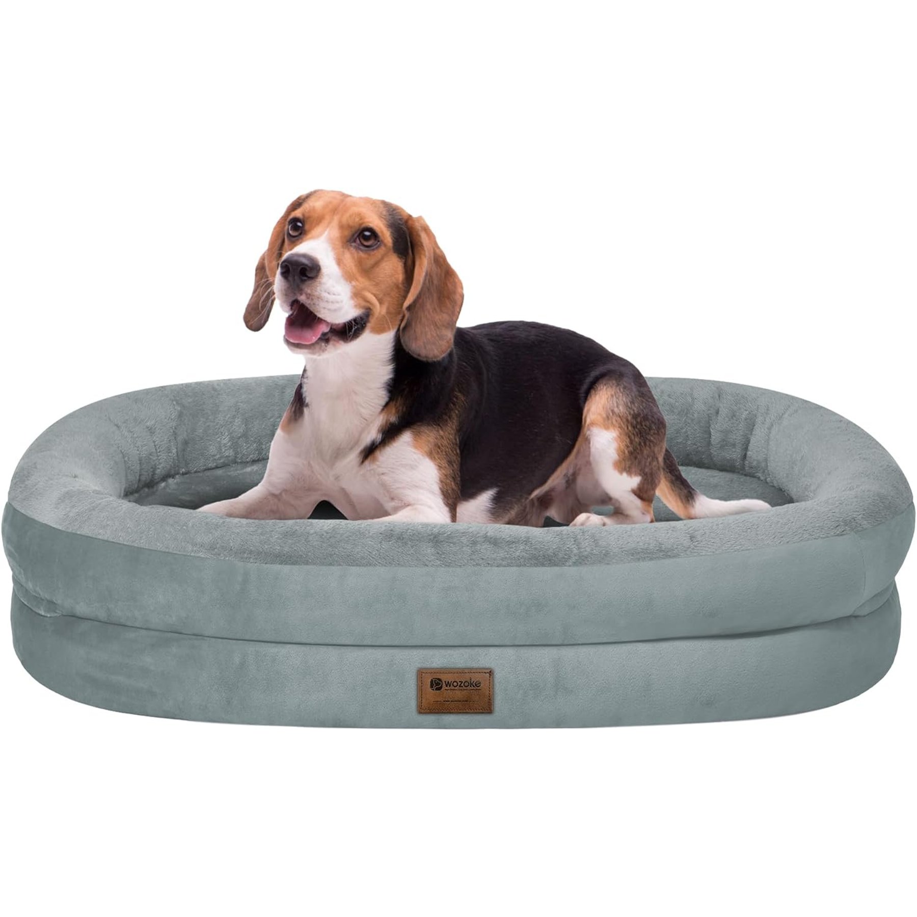 Wozoke Washable Orthopedic Dog Bed, Grey, Large: 36 x 27 x 7-in