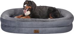 Wozoke Washable Orthopedic Dog Bed, Dark Grey, Jumbo: 53 x 42 x 8.5-in slide 1 of 7