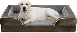Comfort Expression Waterproof Orthopedic Foam Dog Bed, Dark Green, 45 x 35 x 9.0-in slide 1 of 9