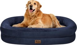 Wozoke Washable Orthopedic Dog Bed, Navy, X-Large: 44 x 32 x 7.5-in