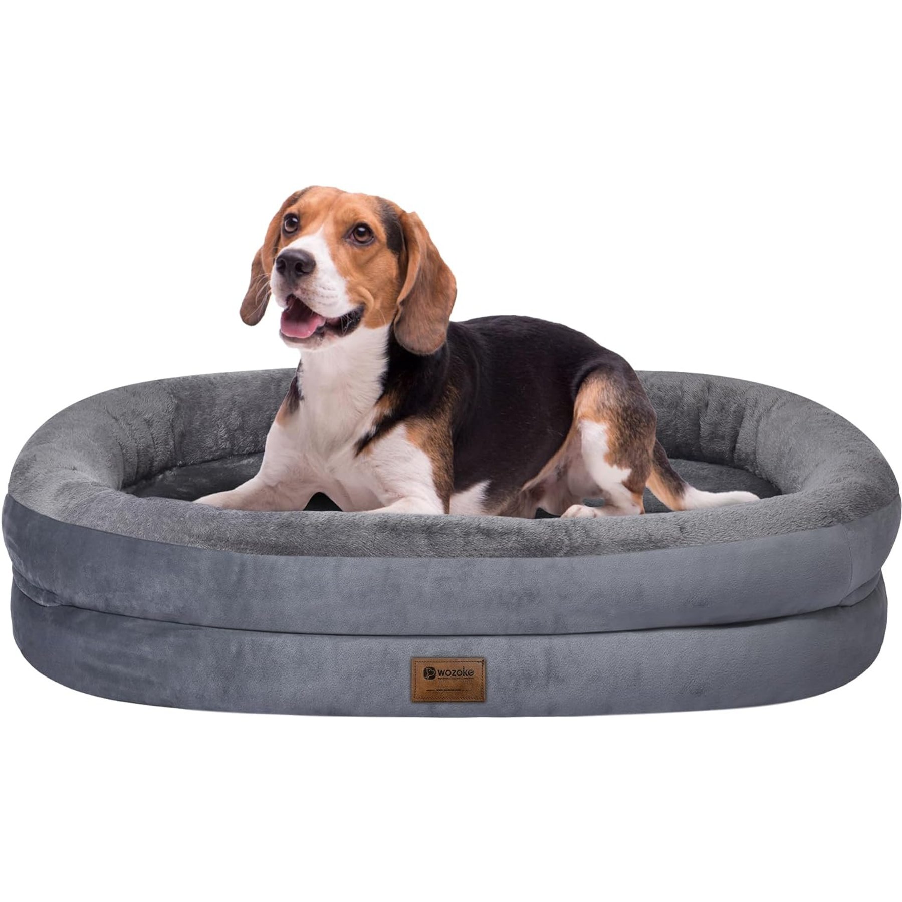 Wozoke Washable Orthopedic Dog Bed, Dark Grey, Large: 36 x 27 x 7-in