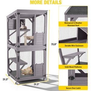 Aivituvin Catio Outdoor Cat House