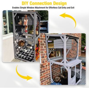 Aivituvin Catio Outdoor Cat House