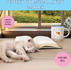 Pavilion Books & Cat Coffee Mug, Multicolor, 18-oz