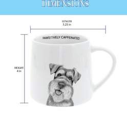 Pavilion Pawsitively Caffeinated Coffee Mug, Gray/White, 17-oz slide 2 of 3