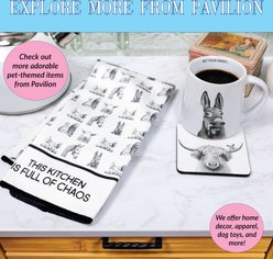 Pavilion Farm Animal Tea Towel, Black/White slide 2 of 3