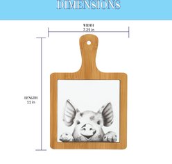 Pavilion Pig Trivet, Black/White slide 2 of 3