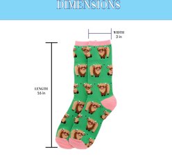 Pavilion Highland Cow Socks Memorial Keepsake, Multicolor, Medium/Large slide 2 of 3