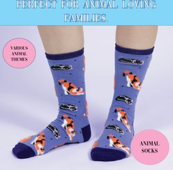 Pavilion Calico Cat Socks Memorial Keepsake, Multicolor, Medium/Large